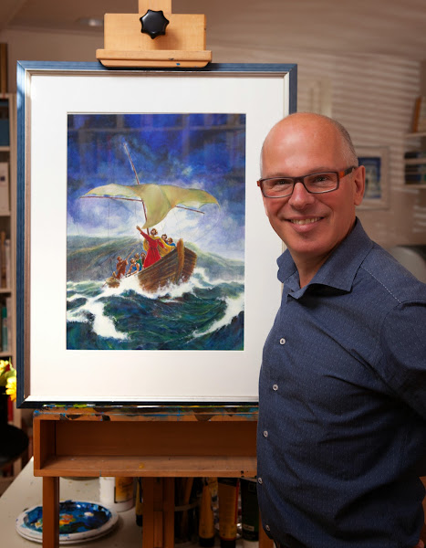 Willem de Vink shows some of his artwork