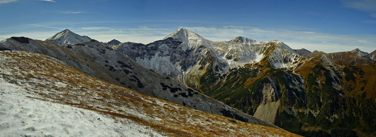 Panorama z Suchego Wierchu Ornaczańskiego Panorama z Suchego Wierchu Ornaczańskiego