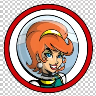 Retro Rocket Comics logo