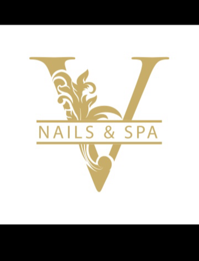 V Nails & Spa logo