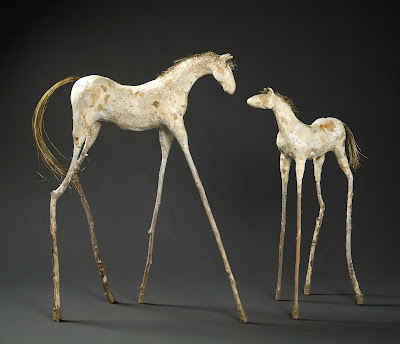Horse sculpture by Mindy Colton for Polasek sculpture show