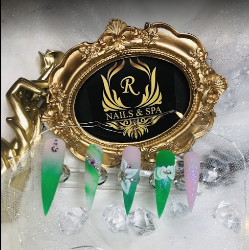 R Nails & Spa logo