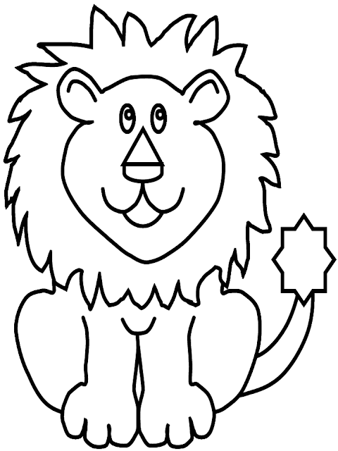 Coloriage lion