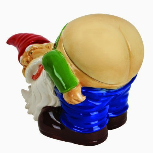  Big Mouth Toys Mooning Gnome Cookie Jar