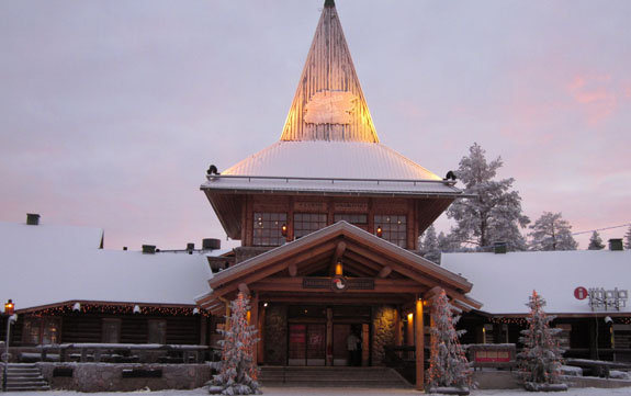 Het kantoor van de Kerstman in Rovaniemi Het kantoor van de Kerstman in Rovaniemi