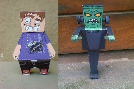 Mr Frank The Nurd Paper Toy