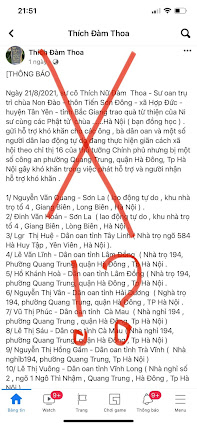 SỰ THẬT VỀ "SƯ OAN" THÍCH ĐÀM THOA: KÊU OAN HAY LỢI DỤNG PHẬT GIÁO ĐỂ SÂN SI VÀ TRỤC LỢI CÁ NHÂN? 238980048_362842788768365_4705110883616589004_n