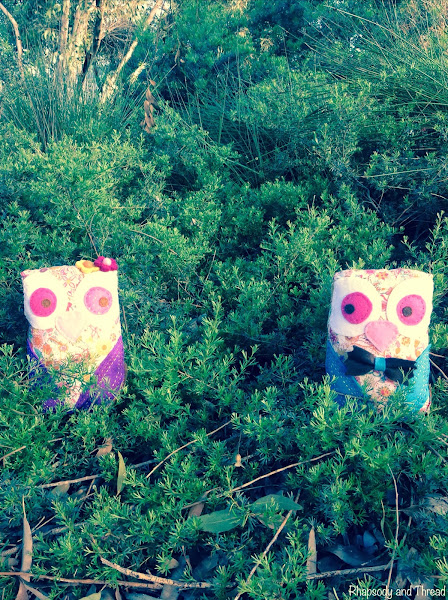 Liberty Owl Pair by Rhapsody and Thread