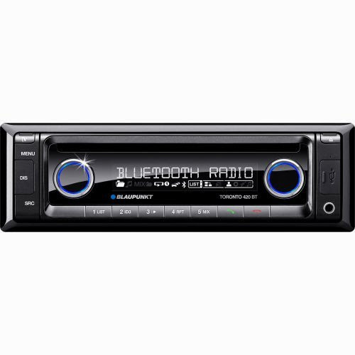 Blaupunkt Toronto 420 BT World AM/FM/MW/RDS CD Receiver with iPod/iPhone Direct Control and Built-in Bluetooth