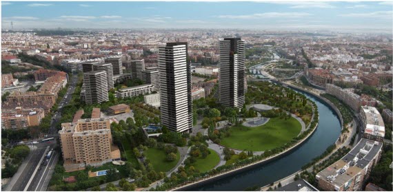 Más parque para Madrid Río y dos rascacielos para sustituir al Vicente Calderón en 2022