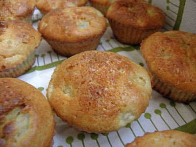 muffinki imbirowe z gruszkami
