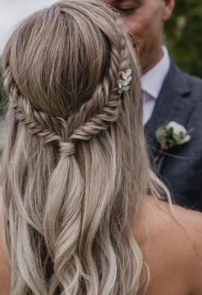 twisty wedding braid hairstyles