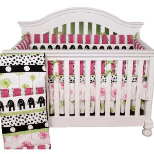  Cotton Tale Designs 4 Piece Hottsie Dottsie Crib Bedding Set