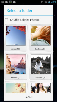 ＊效果華麗多樣的桌面幻燈片相框：桌面動畫相框Widget (Android App) 3
