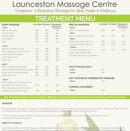 Launceston Massage Centre logo