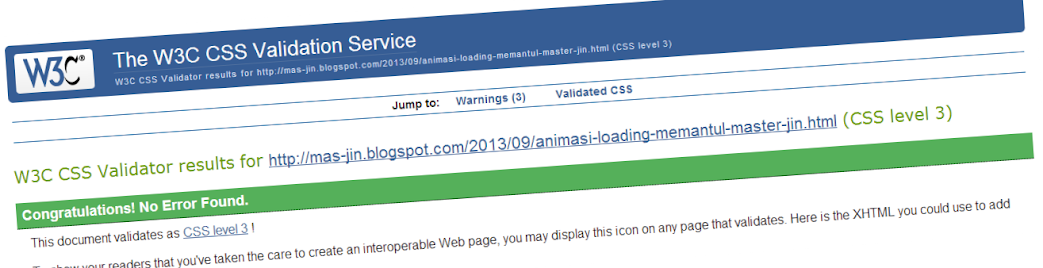Cara Membuat Blog Lebih Valid CSS3