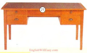 21. desk Living room- Housing – Photo Dictionary