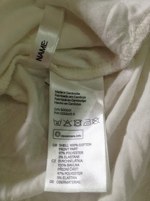 Áo tay dài bé gái hiệu H&M, hàng xuất dư, made in cambodia.