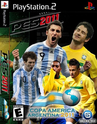 Meu PS2 Nostalgia: PES 2011 Clausura + Copa América 2011 DVD ISO PS2