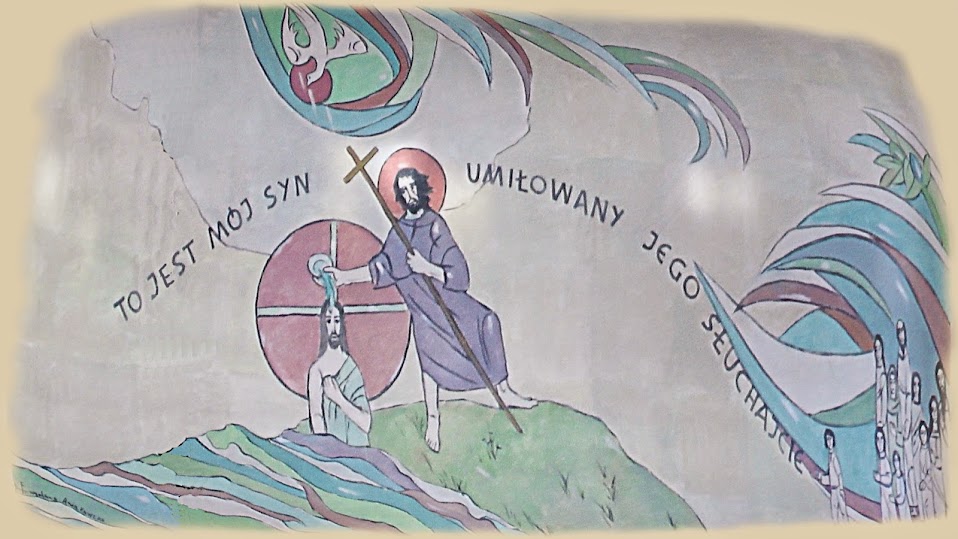 obraz z kościoła - chrzest Jezusa