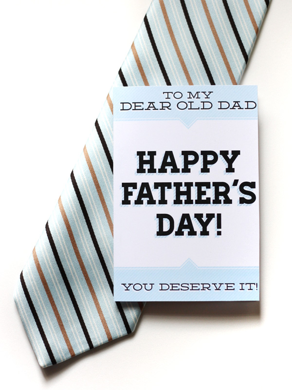 free father's day printable!