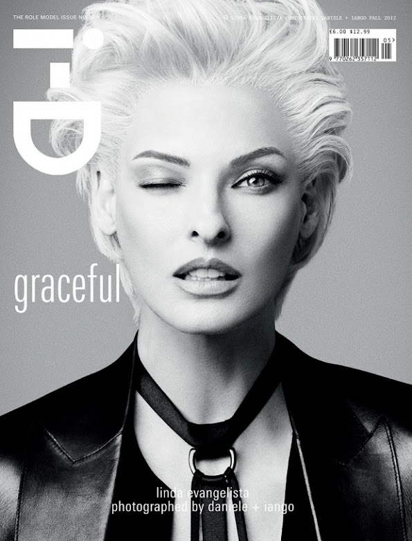 Linda Evangelista portada de ID-Magazine Octubre del 2012