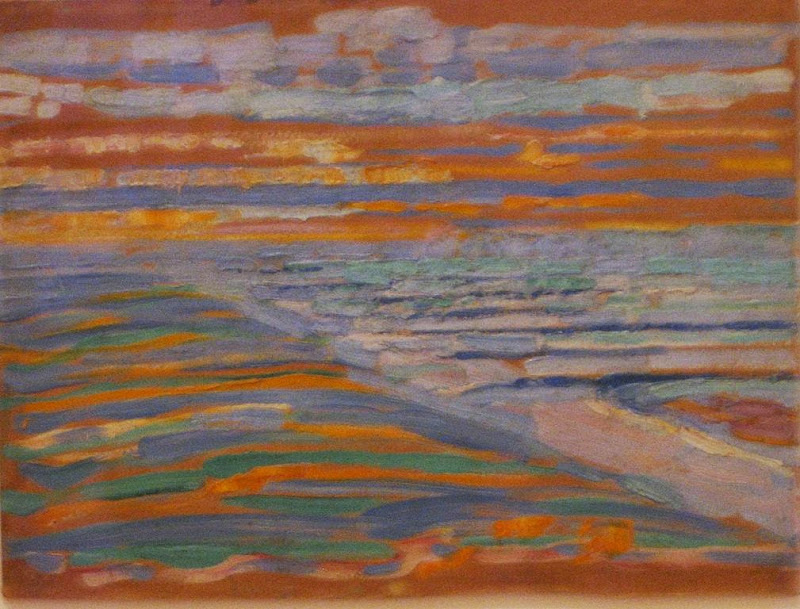 Piet Mondrian - View from the Dunes with Beach and Piers, Domburg