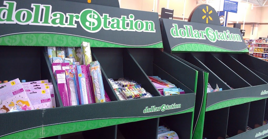 Dollar Station at Walmart - great back to school supplies #BagItForward