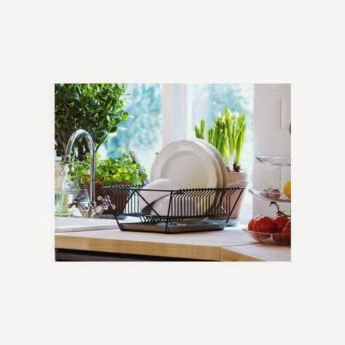  Ikea Steel Dish Drainer w/ Removable Tray Hang or Free Stand Kitchen Drying Rack Fintorp