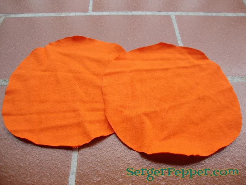 SergerPepper - Jack O'PinMe - Pincushion - Pin Sharpener - cut main fabric