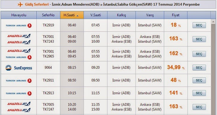 İzmir uçak bileti bu kadar ucuz olamaz - Online Ucuz Otobüs Bileti Al - OnlineALL.Net