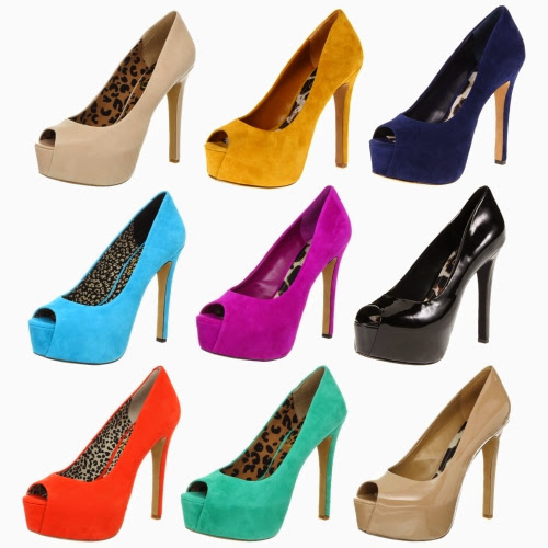 Jessica Simpson Carri Women's Peep Toe Platform Pumps Heels - Many ...