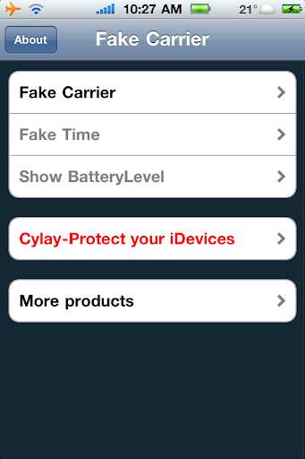 Những ứng dụng hay nhất trên cydia dành cho Iphone Fake-carrier