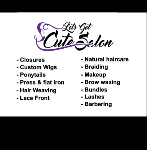 Lets Get Cute Salon logo