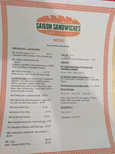 Sandwich Shop «Saigon Sandwiches», reviews and photos, 1631 N Glenstone Ave, Springfield, MO 65803, USA