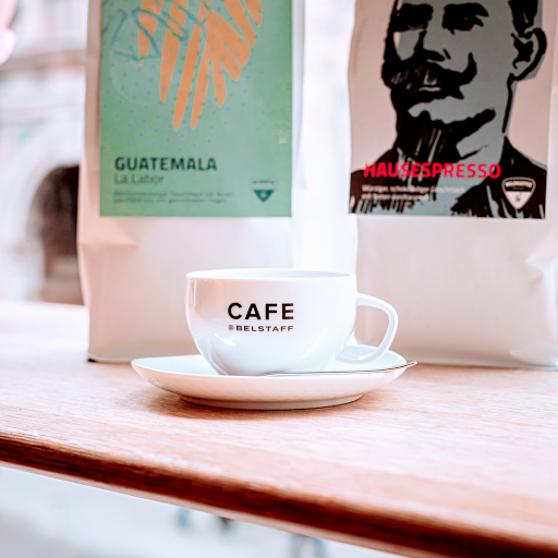 Ex Stereo Café now Cafe@Belstaff logo