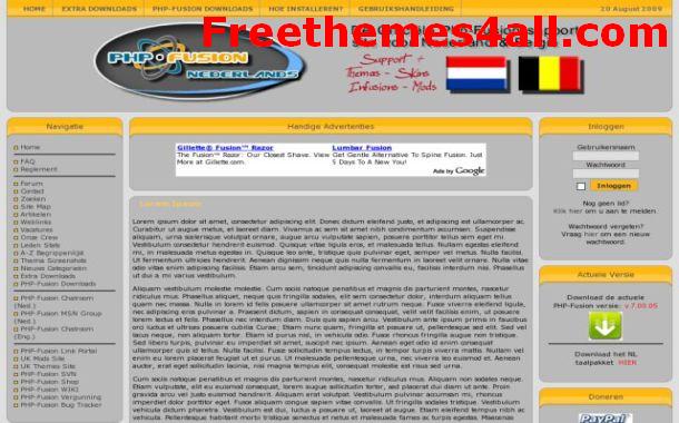Simple Phpfusion Grey Yellow Theme Style Simple Phpfusion Grey Yellow Theme Style