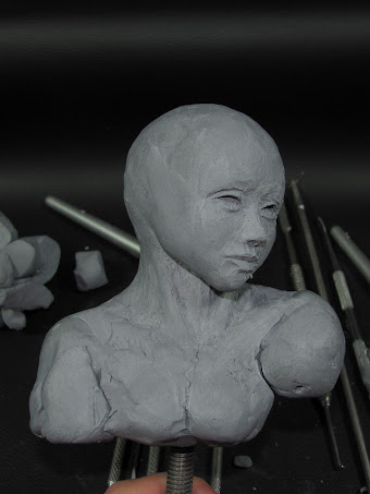 Figura Busto Femenino WIP Busto Femenino Figura en Proceso