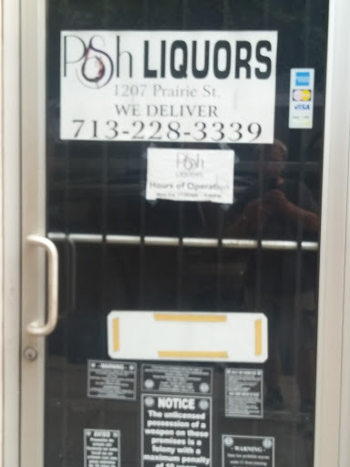 Liquor Store «Posh Liquors», reviews and photos, 1207 Prairie St, Houston, TX 77002, USA