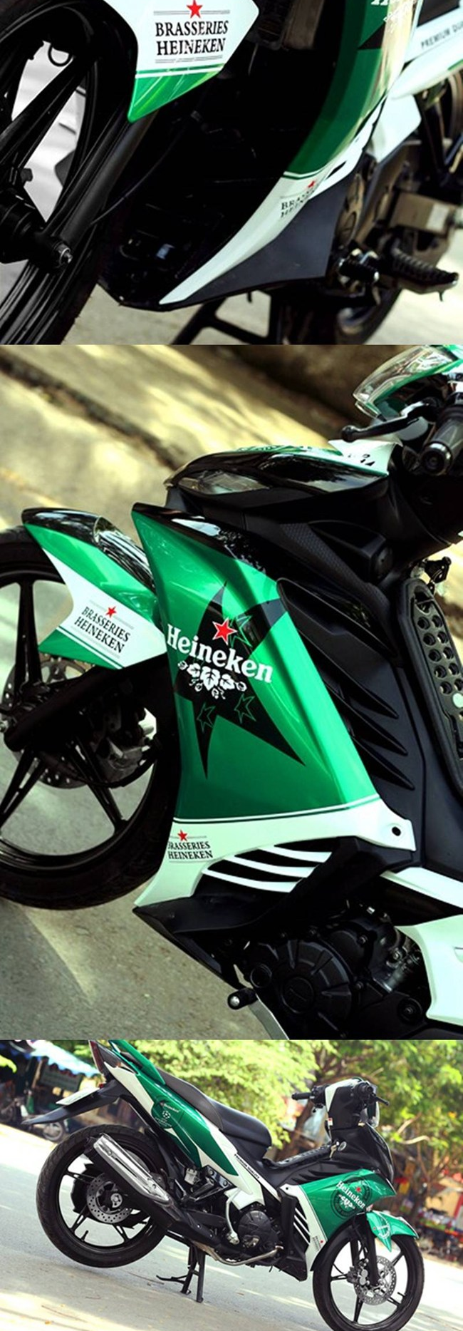 Tính làm 1 chiếc như thế này mà không biết chọn Heineken hay Tiger . Ai góp ý hộ với :D