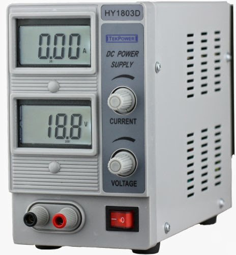  Tekpower HY1803D Variable DC Power Supply, 0-18V @ 0-3A