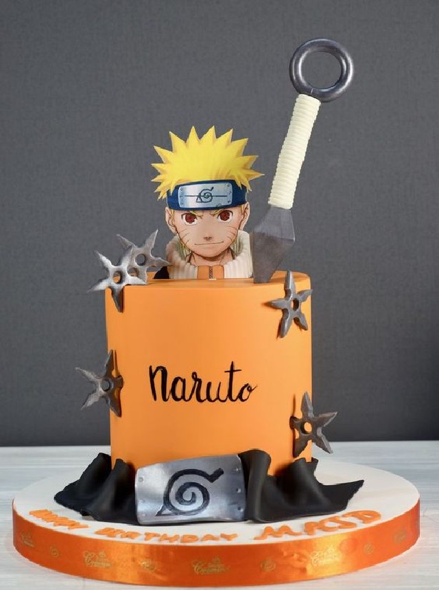 bolo do naruto redondo