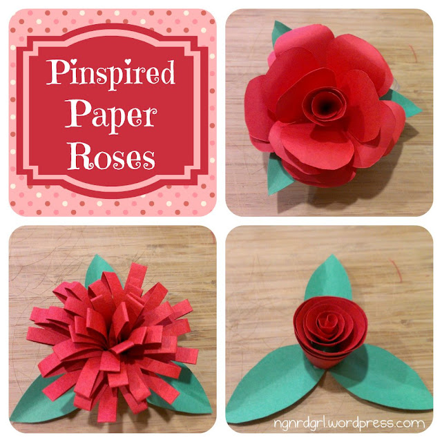 Pinspired Paper Roses