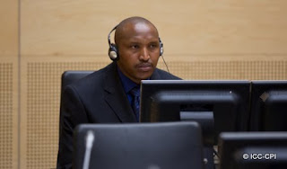 Mr Bosco Ntaganda during his initial appearance before the International Criminal Court on 26 March 2013 © ICC-CPI