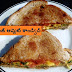 Veggie Omelet Sandwich 