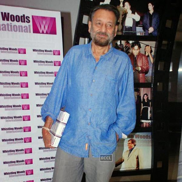 Shekar Kapur during Whistling Woods International Institute's graduation ceremony, held on July 28, 2014.(Pic: Viral Bhayani)