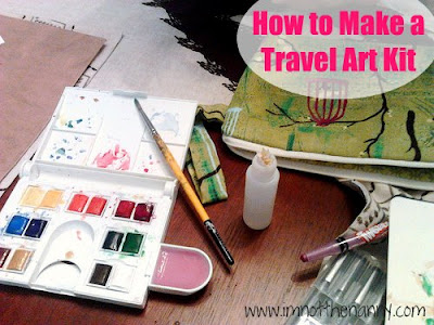 Diy Travel Art kit/How to make Art kit at home/Homemade Art kit