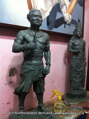 patung clay