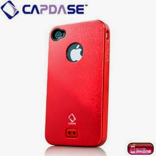 CAPDASE Alumor Metal case for Iphone 4 4G OS Red Case