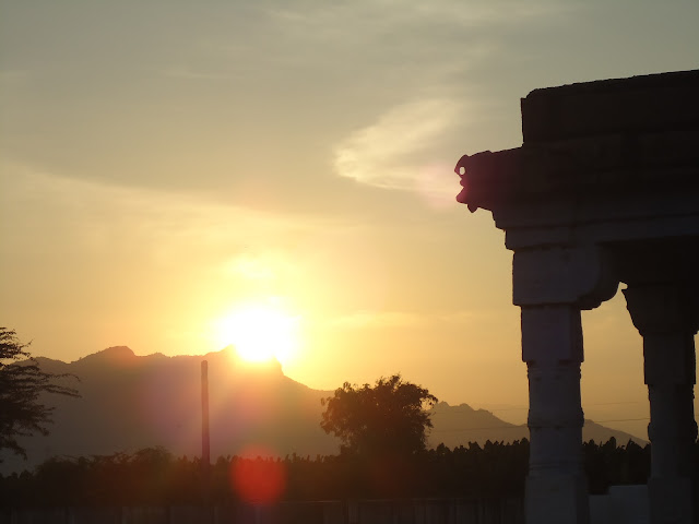 Sunset at Melaseval, Tirunelveli